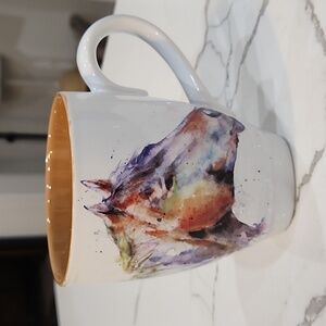 DEMDACO Dean Crouser Horse Head Watercolor Brown On White  16 Ounce